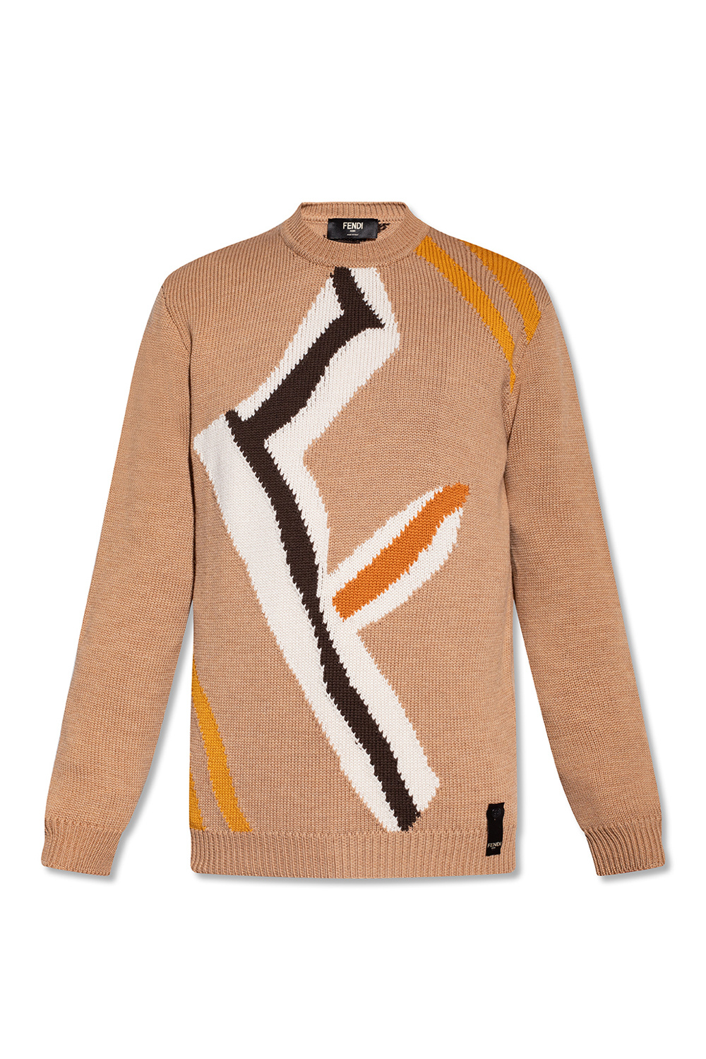 Fendi ff sales stripe knit jumper